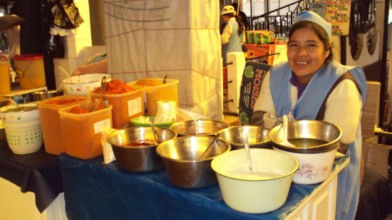 Lovely Lady at the Main Farmers Market in Sucre