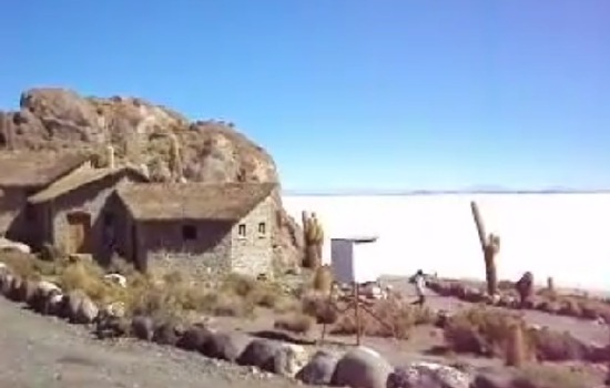 Fish Island of the Salar de Uyuni